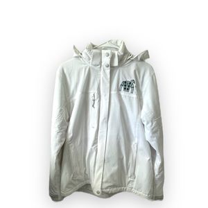 Cutter an Buck Mens snowboarding Jacket winter white medium